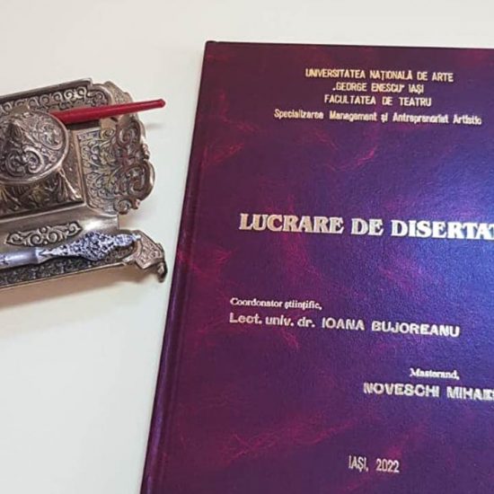 Lucrare de licență Universitatea Națională de Artă Teatrală și Cinematografică „I.L. Caragiale” din București (UNATC)