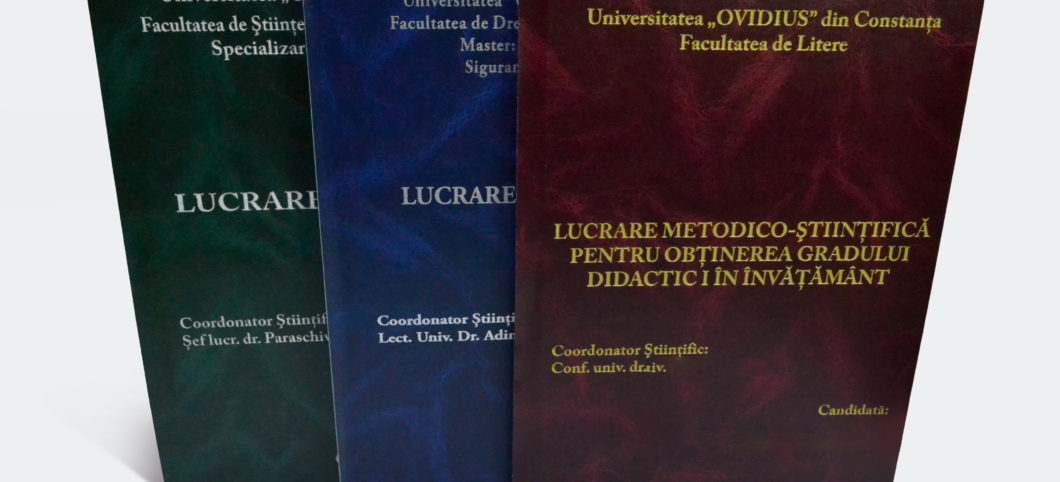 Lucrare de licență Universitatea Ovidius din Constanța